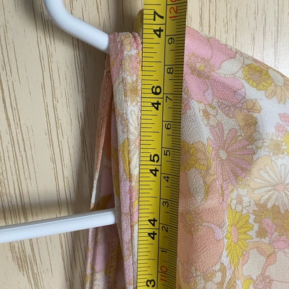 For Love & Lemons Eden Silk-Blend Midi Dress Women's sz Small READ - Picture 15 of 16